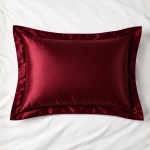 Svilena Jastučnica – Tamno Crvena