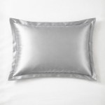 Svilena Jastučnica – Srebrno Siva